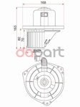 Мотор отопителя салона Mitsubishi Митсубиси Pajero Паджеро / Montero Монтеро sport 96-08 / Challenger Челленджер k9# правый руль 96-01 SAT STMR315413