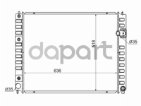 Радиатор охлаждения Infiniti Инфинити EX35 EX37 FX35 FX37 FX50 08- SAT NS0009EX35