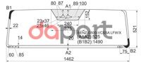 Стекло лобовое в резинку Mercedes-benz Мерседес Бенц g-class w463 g500 1980- 3 / 5d XYG BENZG500VCSSALFW/W/X