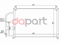 Радиатор кондиционера Daewoo Дэу / Chevrolet Шевроле Lanos Ланос 97- / / zaz sens 07- SAT STDW033940