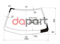 Стекло лобовое Toyota Camry Japan 94-98 XYG SV40 LFW/X