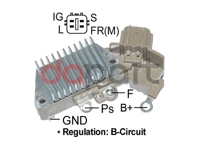 Реле-регулятор напряжения генератора TOYOTA FORTUNER, HI-LUX 2.7 10- 1, 2TRFE, COROLLA #E15# 06- 1NR MOBILETRON VRH2005100