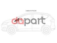 Стекло форточки переднее левое Ford Форд C-max Си-мах MPV МПВ 2010- XYG CMAX10FV/LH/X