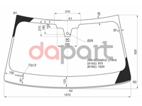 Стекло лобовое + дд BMW 7 SERIES G11 / G12 16- SAINT-GOBAIN SEKURIT 2481AGAIMVZ