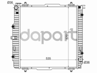 Радиатор охлаждения Mercedes Мерседес g-class w463 89- SAT MB0005G