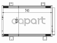 Радиатор кондиционера Toyota Тойота Highlander Хайлендер 07- SAT STTYG23940