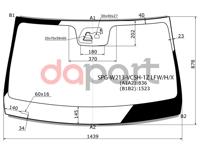 Стекло лобовое + дд + камера MERCEDES-BENZ E-CLASS W213 16- SAINT-GOBAIN SEKURIT 5392AGNCMVZ2L