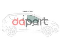 Стекло двери переднее правое Ford Форд C-max Си-мах MPV МПВ 2010- XYG CMAX10FD/RH